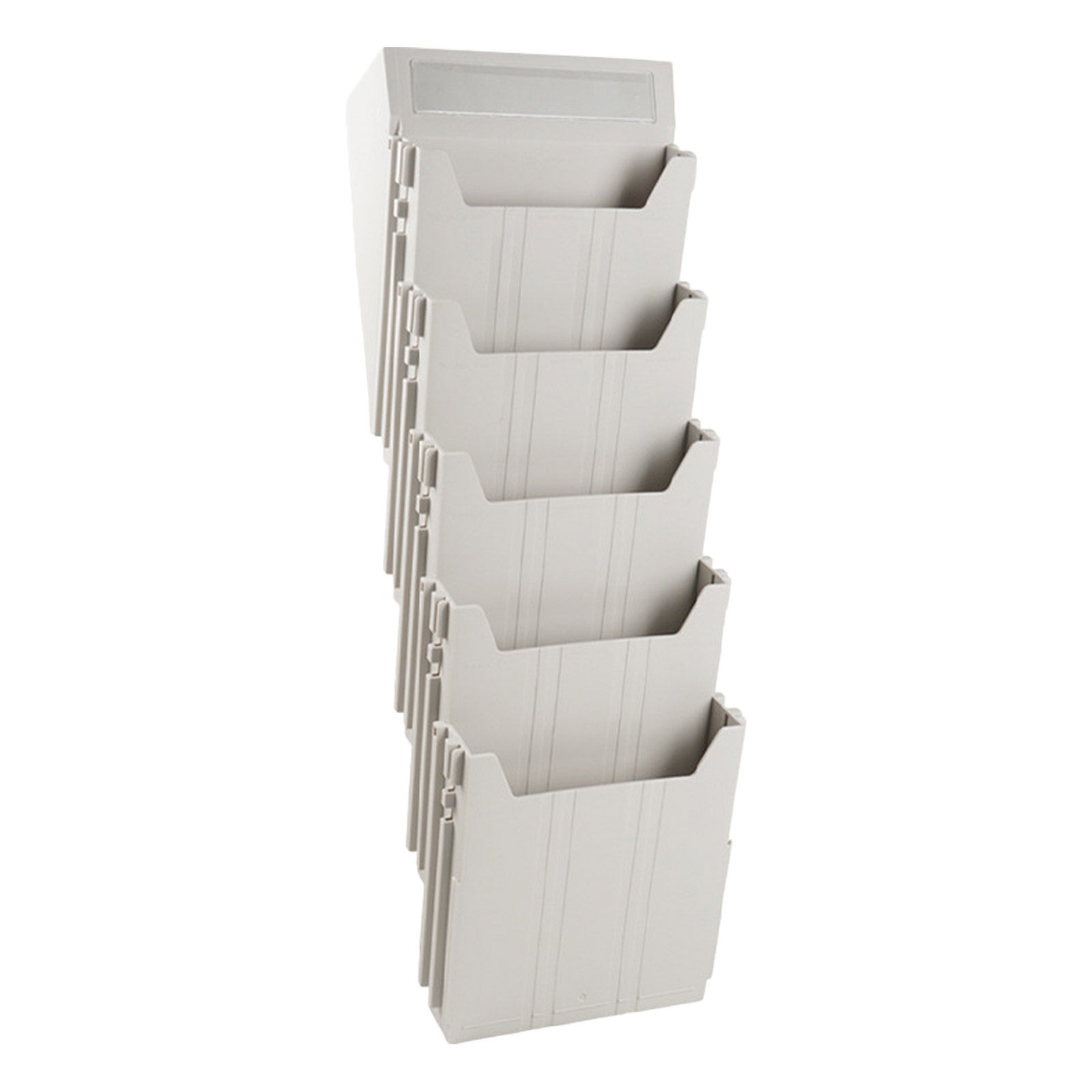 Magazine Holder Rack - Wandmontage bestandsorganizer met verstelbare sleuven, hangende