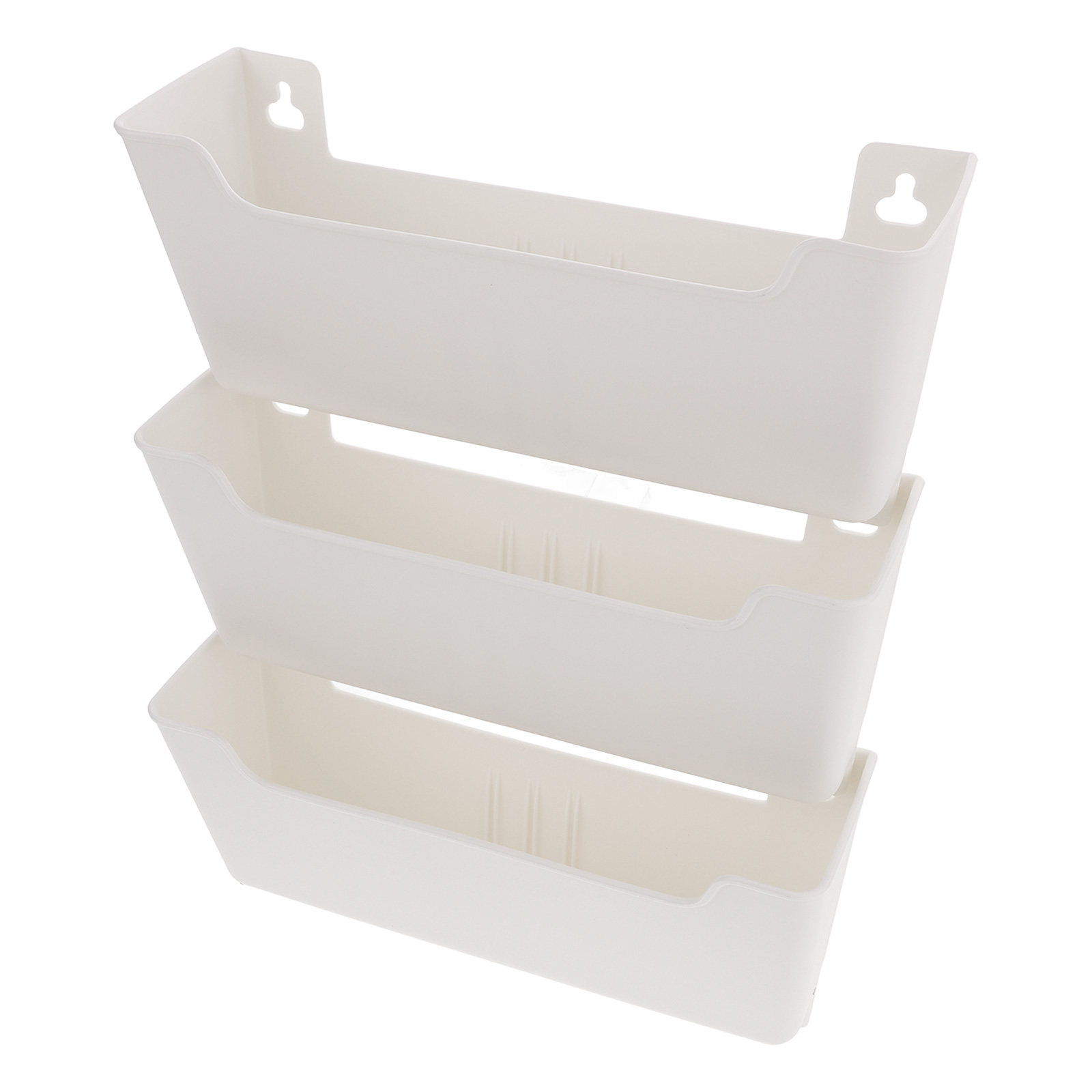 Magazine Holder Rack - 1Set Wandmontage Bestandsorganizer Transparant Plastic Zelfklevende