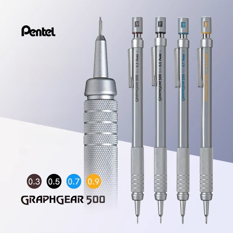 Pentel Pen Energel - 1 st Pentel Graphgear 500 Opstellen