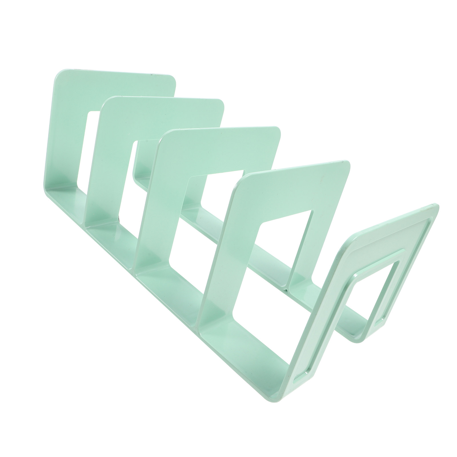 Magazine Holder Rack - Boekorganizer, bureau-opbergrek, kantoorboekenhouder, plankverdeler, stabiele boekensteunen