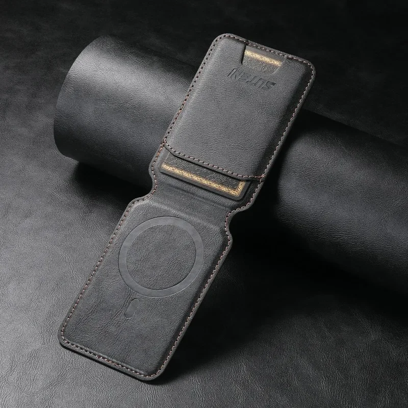 Index Card Holder - Hoge Kwaliteit Business Sle Leer voor