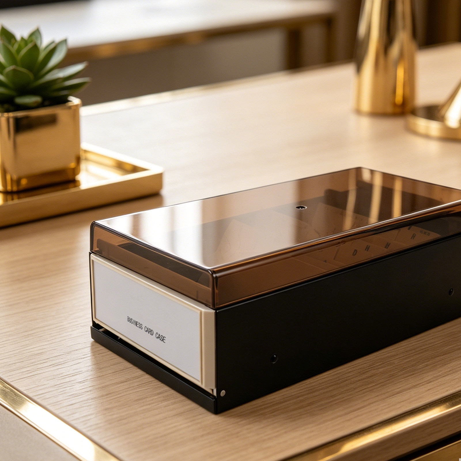 Grote opbergdoos voor visiteka - Card Index Box recensie en prijs